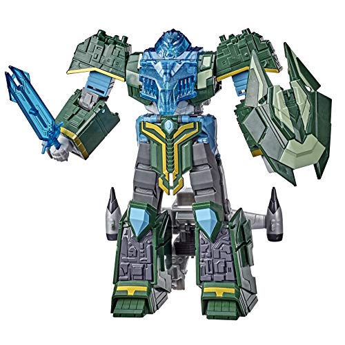 Transformers Bumblebee Cyberverse Adventures Ultimate Iaconus Action-Figur, Energon Armor, ab 6 Jahren, 22,5 cm von Transformers