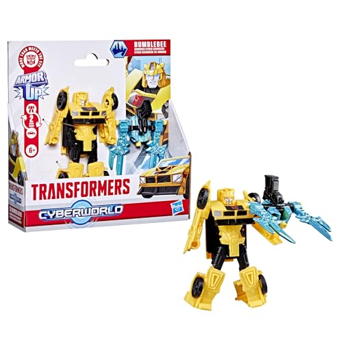 Transformers CYBERWORLD Armored Cyber Changers Bumblebee Action-Figur Transformers CYBERWORLD Armored Cyber Changers Bumblebee Action-Figur von Transformers