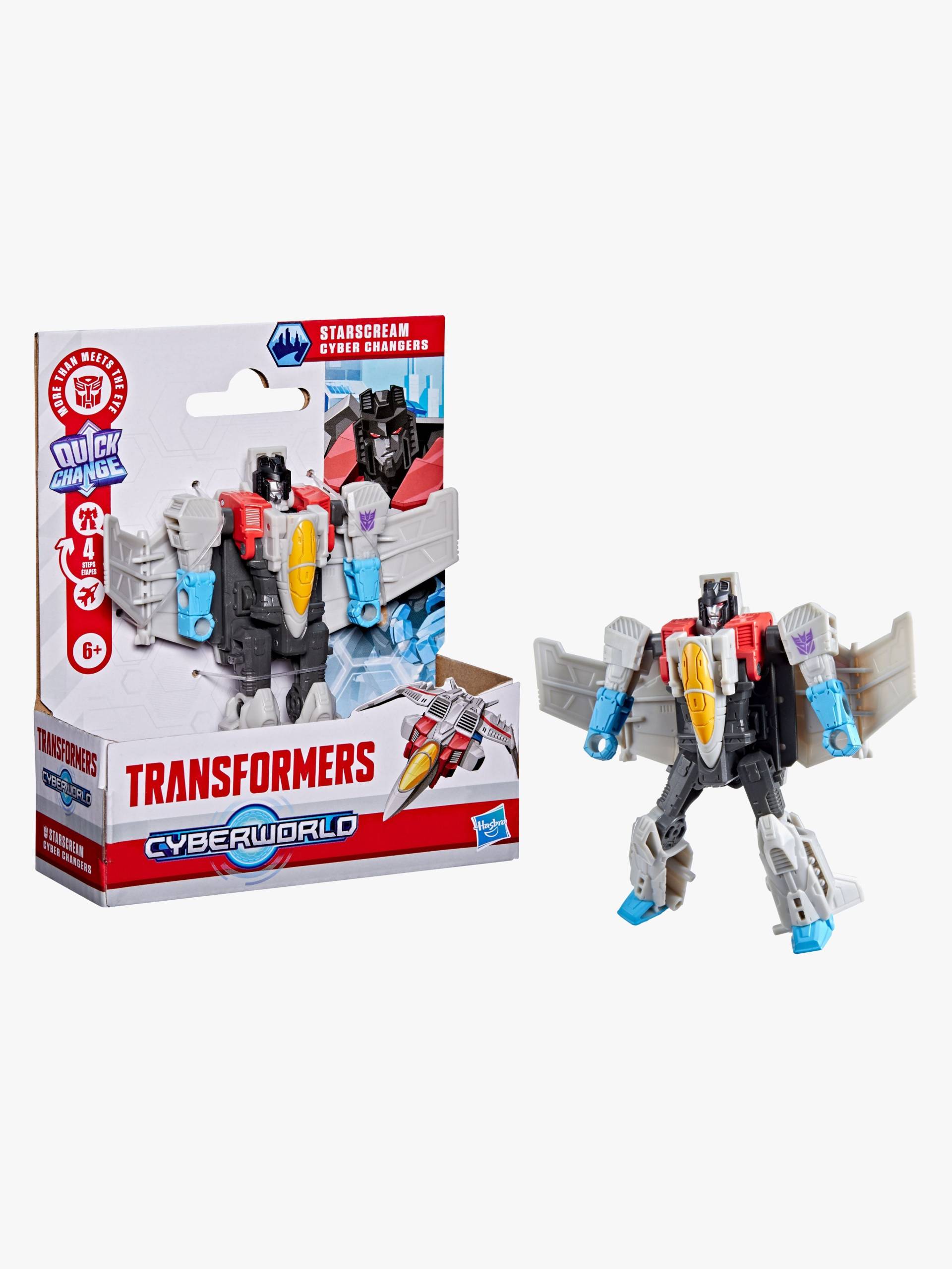 Transformers CYBERWORLD Cyber Changers Actionfigur Starscream 10 cm von Transformers