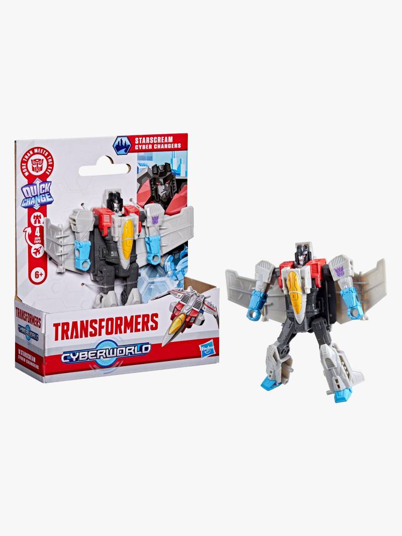Transformers CYBERWORLD Cyber Changers Actionfigur Starscream 10 cm Transformers CYBERWORLD Cyber Changers Actionfigur Starscream 10 cm von Transformers