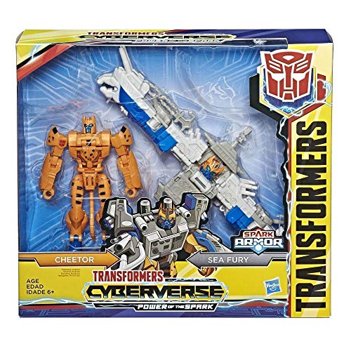 Transformers Hasbro – E4220 Cyberverse: Power of The Spark – Cheetor und Sea Fury – Actionfigur Transformers Hasbro – E4220 Cyberverse: Power of The Spark – Cheetor und Sea Fury – Actionfigur von Hasbro