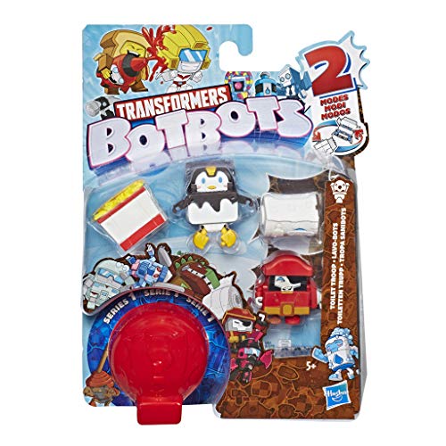 Transformers E3486 Spielzeuge BotBots Team 5er-Pack - geheime 2-in-1 Figuren zum Sammeln - Für Kinder ab 5 Jahren (Stil und Farbe können abweichen) von Hasbro von Transformers