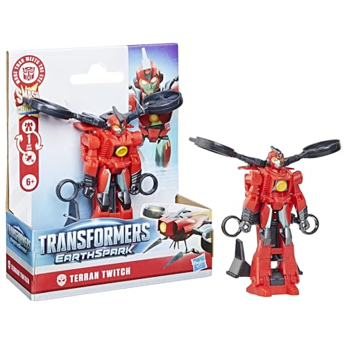 Transformers EarthSpark 1-Step Smash Changers Terran Twitch Action-Figur von Transformers