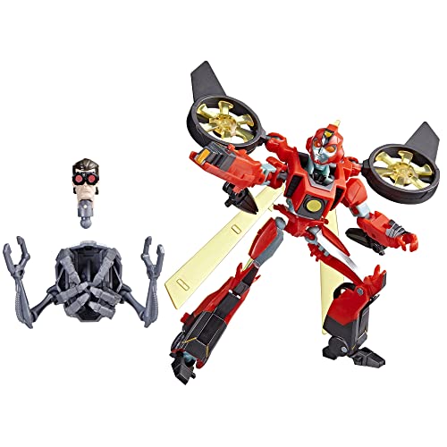 Transformers EarthSpark Figur Terran Twitch Deluxe Klasse 12,5 cm Roboter Spielzeug für Kinder ab 6 Jahren von Transformers