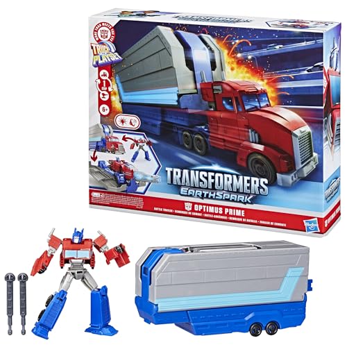 Transformers EarthSpark Optimus Prime Battle-Anhänger Spielset Transformers EarthSpark Optimus Prime Battle-Anhänger Spielset von Transformers