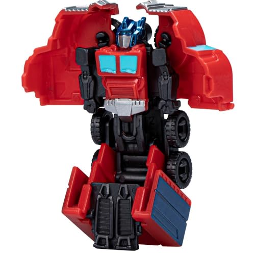Transformers EarthSpark Tacticon Optimus Prime Figur 6 cm, Roboterspielzeug für Kinder, ab 6 Jahren von Transformers