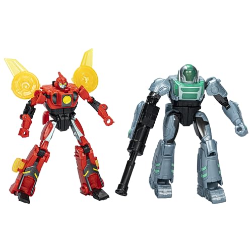 Transformers EarthSpark Cyber-Combiner Terran Twitch und Robby Malto Action-Figuren von Transformers