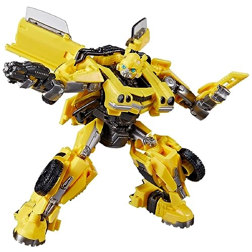 Transformers F7237 Generations Studio Series 100 Figur Bumblebee Deluxe 11 cm Transformatoren Rise of The Beasts Mehrfarbig von Transformers