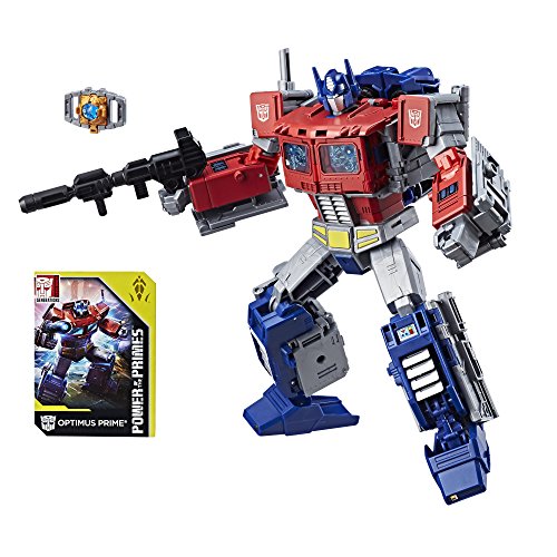 Transformers Generations : Power of The Primes – Leader Class – Optimus Prime – 22cm Actionfigur mit Accessories von Hasbro