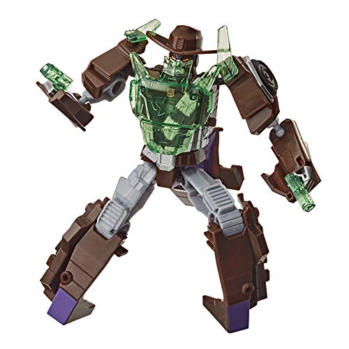 Transformers Bumblebee Cyberverse Adventures Battle Call Trooper-Klasse Wildwheel Figur, stimmenaktivierte Lichter von Transformers
