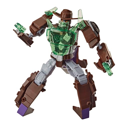 Transformers Bumblebee Cyberverse Adventures Battle Call Trooper-Klasse Wildwheel Figur, stimmenaktivierte Lichter von Transformers