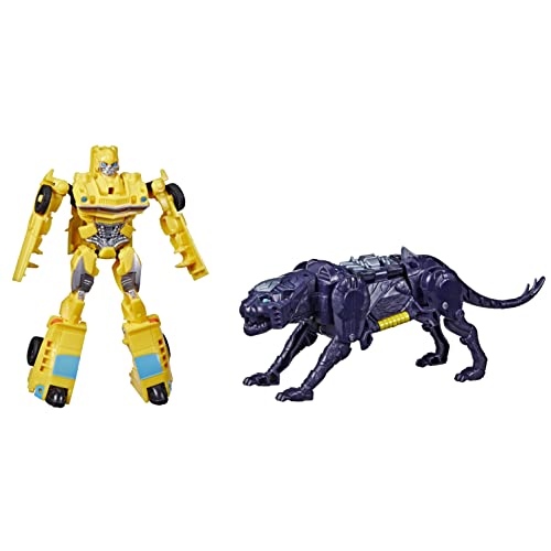 Transformers: Aufstieg der Bestien, Beast Alliance, Beast Combiner 2er-Pack Bumblebee Spielzeug zum Film, ab 6, 12,5 cm von Transformers