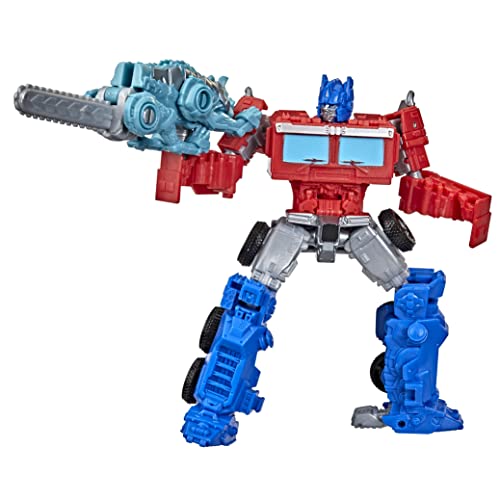 Transformers: Aufstieg der Bestien Beast Alliance Beast Weaponizers 2er-Pack Optimus Prime Spielzeug, ab 6, 12,5 cm von Transformers