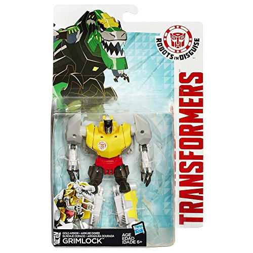 Transformers Robots in Disguise Warrior Class Gold Armor Grimlock Figur von Transformers