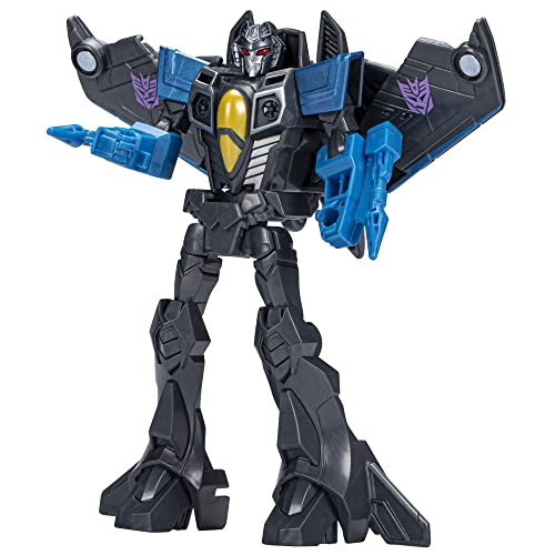 Transformers Spielzeug EarthSpark Warrior-Klasse Skywarp Action-Figur (12,5 cm), Roboterspielzeug für Kinder ab 6 Jahren von Hasbro