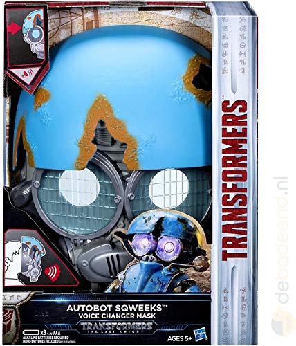 Transformers Spielzeug Figuren The Last Knight Autobot Sqweeks Maske Mit Stimmenverzerrer Bumblebee von Transformers