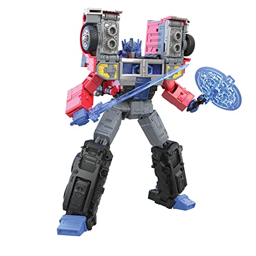 Transformers Spielzeug Generations Legacy Series Leader-Klasse G2 Universe Laser Optimus Prime Action-Figur (17,5 cm) von Transformers