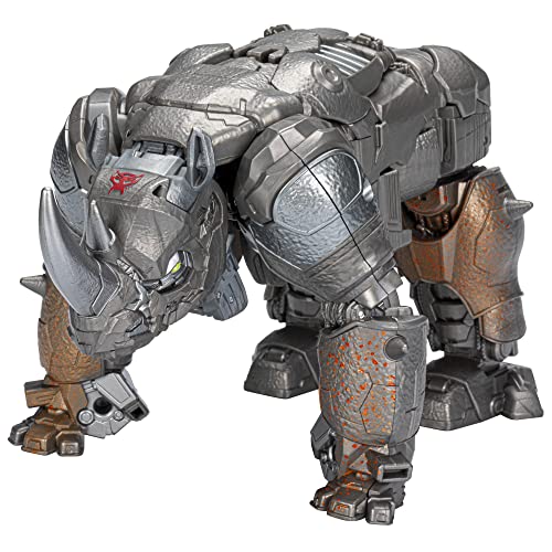 Transformers Spielzeug zum Film Aufstieg der Bestien, Smash Changer Rhinox Figur ab 6, 22,5 cm von Transformers