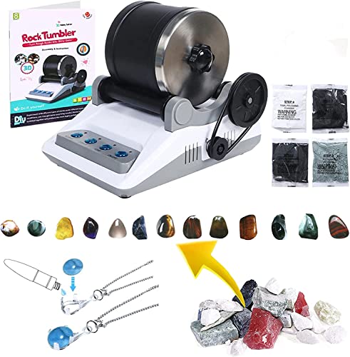 Transplant Set aus Steingläsern, inkl. 2 Riemen, einem Beutel mit rauen Steinen, 4 Grobschleifen, fein geschliffen, Polieren, Polieren der Körner, mit 7-Tage-Timer, Poliermaschine Transplant Set aus Steingläsern, inkl. 2 Riemen, einem Beutel mit rauen Steinen, 4 Grobschleifen, fein geschliffen, Polieren, Polieren der Körner, mit 7-Tage-Timer, Poliermaschine von Transplant
