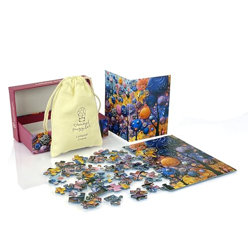 Travel Puzzles – Kompaktes und tragbares Reisespiel – 88 Teile – Lollipop Grove Travel Puzzles – Kompaktes und tragbares Reisespiel – 88 Teile – Lollipop Grove von Travel Puzzles