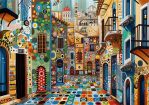 Travel Puzzles Mini-Puzzle (88 Teile) – A Walk in the Old Town - von Travel Puzzles