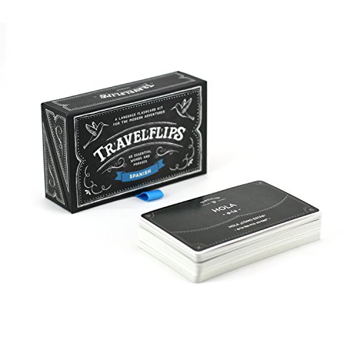Travelflips Spanische Karteikarten – Lernen Sie spanische Sprache, Wortschatzwörter und Sätze – Grundlegende Englisch bis Spanisch – Geschenk für Reisende, Kinder und Erwachsene – Spanisch für Travelflips Spanische Karteikarten – Lernen Sie spanische Sprache, Wortschatzwörter und Sätze – Grundlegende Englisch bis Spanisch – Geschenk für Reisende, Kinder und Erwachsene – Spanisch für von Travelflips