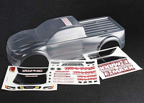 Traxxas 3915 "E-Maxx Brushless Decal Sheet Body Model Car Parts, Clear von TRAXXAS