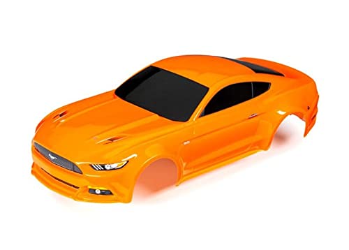 Traxxas Karosserie Ford Mustang, Orange (Lackiert + Aufkleber) von TRAXXAS