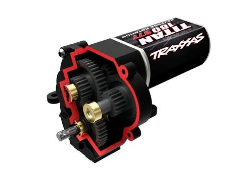 Traxxas TRX-9791 Getriebe u. Motor komplett, lange Untersetzung von Traxxas