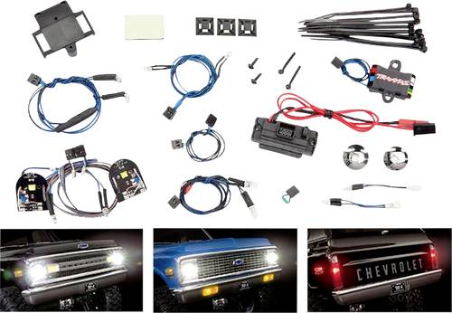 Traxxas TRX-8090 Tuning Lichter-Set komplett mit Power Supply für 9111 + 9112 Karo von Traxxas