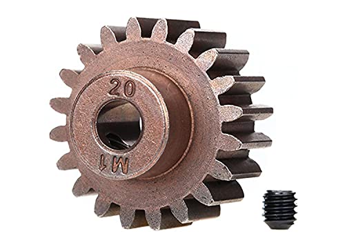 Zahnrad, 20-t-Ritzel (1,0 metrisches Pitch) (passt 5mm Welle) / Set Schraube (com von TRAXXAS