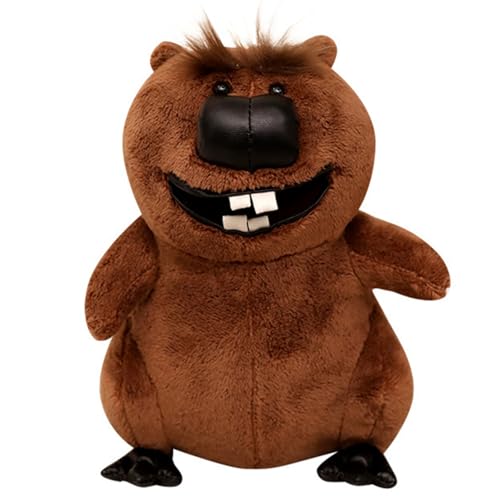 Trayosin Kuscheltier 21/30cm Niedliches Plüschtier Biber Stofftier zum Kuscheln und Spielen Plüsch Puppe Spielzeug für Jungen und Mädchen tolle Geschenkidee (30cm) von Trayosin