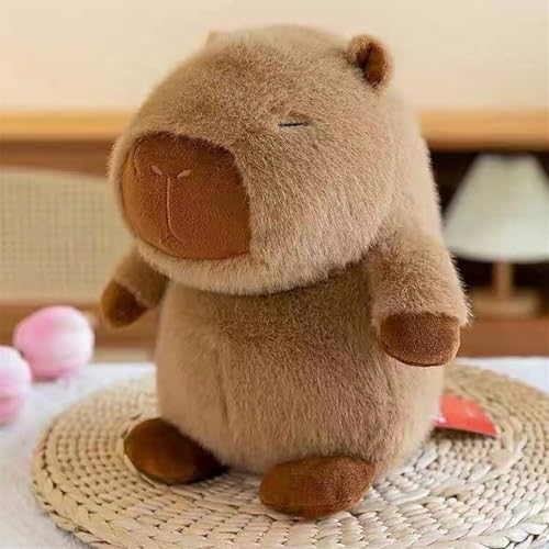 Trayosin Kuscheltier 25 cm Kuschelweiche Plüschtier für Mädchen, Jungen & Babys niedliches Plüschtier Stofftier zum Kuscheln und Spielen (Capybara) von Trayosin