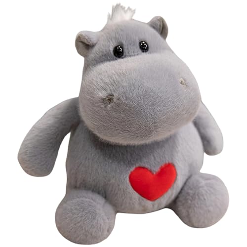 Trayosin Kuscheltier Kleine Hirsch Plüschtier 30cm Super Weich Plüsch Puppe Flauschiger Stofftier zum Spielen, Sammeln & Kuscheln für Jungen Mädchen Kinderzimmer Dekoration Geschenke (35cm,Grau) von Trayosin