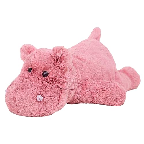 Trayosin Kuscheltier Rosa Nilpferd Stofftier superweiches Plüsch, niedliches Plüschtier zum Kuscheln und Spielen, Toys Plüsch für Kinder & Erwachsene Geburtstagsgeschenk (45cm,Rosa Nilpferd) von Trayosin