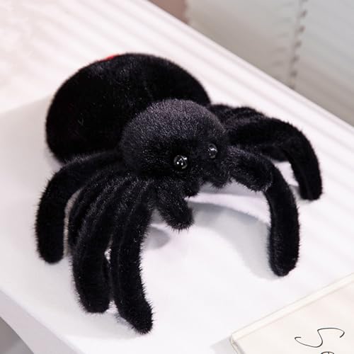 Trayosin Kuscheltier Spinne Plüschtier Puppe Niedlicher Spinnen Stofftier Realistisches Kuscheltiere Plüsch Puppe Spielzeug Geschenk für Jungen und Mädchen (27x40cm) von Trayosin