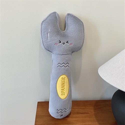 Trayosin Kuscheltier lustige Plüsch-Hammer 28/50cm Plüsch Spielzeug Flauschiger Stofftier Kuschelkissen Kreative Geschenk für Jungen, Mädchen, Erwachsene (28cm,Schlüssel) von Trayosin
