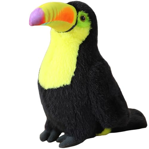 Trayosin Niedliches Kuscheltier Vogel Plüschtier Plüschpuppe, Süßes Plüsch Vogel Puppe Spielzeug Geburtstag Geschenke für Jungen und Mädchen (40cm,Gelb) von Trayosin