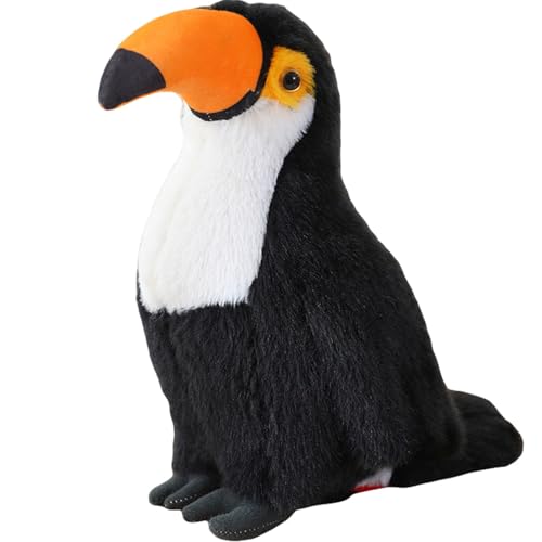 Trayosin Niedliches Kuscheltier Vogel Plüschtier Plüschpuppe, Süßes Plüsch Vogel Puppe Spielzeug Geburtstag Geschenke für Jungen und Mädchen (40cm,Weiß) von Trayosin