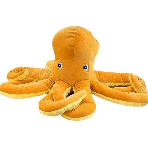 Trayosin Plüschtier Oktopus Kreative Plüsch Puppe Krake Kuscheltier Weiches Spielzeug Neugeborenes, Baby Schlafen Beschwichtigen Sie Puppe Plüschtier (40cm) von Trayosin