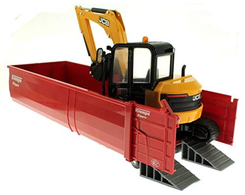 Treckerheld Auffahrrampe für Siku Control 32 Hakenliftmulde 6786 - Bau Bagger Zubehör Rampen - Maßstab 1:32 - Unisex - Kinder (6+) von Treckerheld