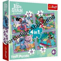 4 in 1 Puzzle 35, 48, 54, 70 Teile Lilo & Stitch der Film 4 in 1 Puzzle 35, 48, 54, 70 Teile Lilo & Stitch der Film von Trefl S.A.