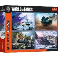 Puzzle 4x250 - World of Tanks Puzzle 4x250 - World of Tanks von Trefl S.A.