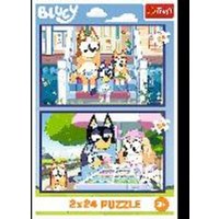 Puzzles-''2x24''-FunnyBluey/BBCBluey Puzzles-''2x24''-FunnyBluey/BBCBluey von Trefl S.A.