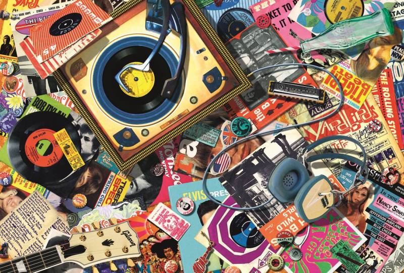 Trefl Wood Craft Holzpuzzle Premium Line - In Der Welt Der Musik 501 Teile Puzzle Trefl-20180 von Trefl Wood Craft
