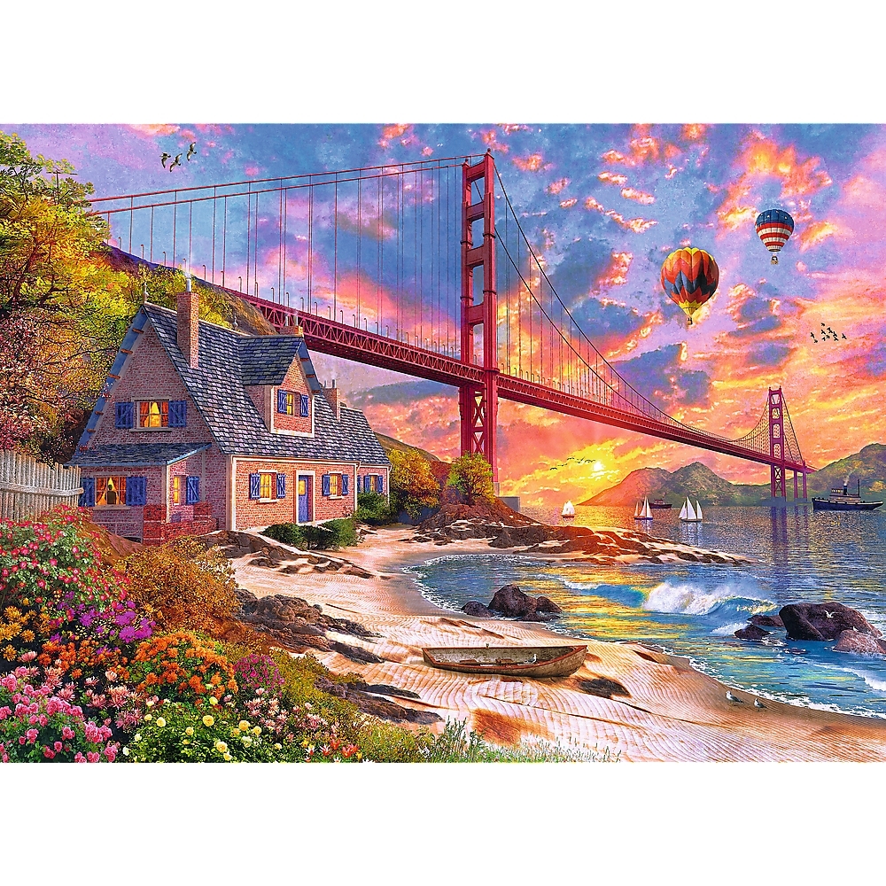 Trefl Wood Craft Wooden Puzzle - Sunset at Golden Gate 1000 Teile Puzzle Trefl-20164 Trefl Wood Craft Wooden Puzzle - Sunset at Golden Gate 1000 Teile Puzzle Trefl-20164 von Trefl Wood Craft