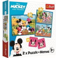 2 in 1 Puzzles + Memo Mickey Mouse 2 in 1 Puzzles + Memo Mickey Mouse von Trefl