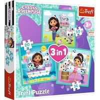 3 in 1 Puzzle - Gabby's Dollhouse von Trefl