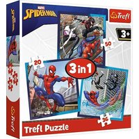 3 in 1 Puzzle - Spiderman von Trefl