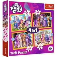 4 in 1 Puzzle 35, 48, 54, 70 Teile My little Pony von Trefl